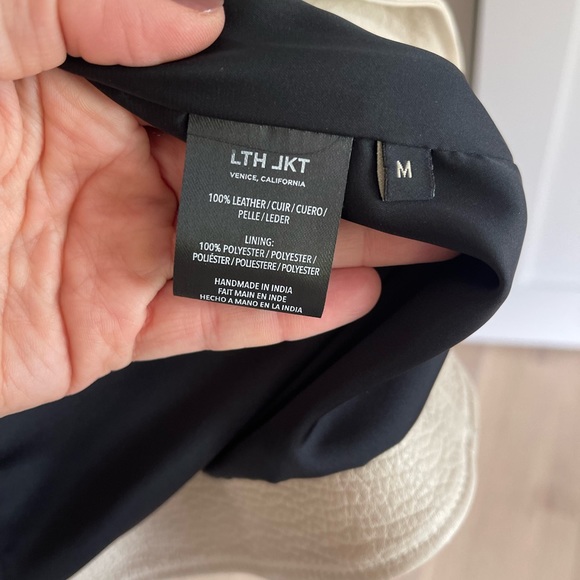 100% Leather Moto in a buttery soft blush color! - Picture 2 of 4